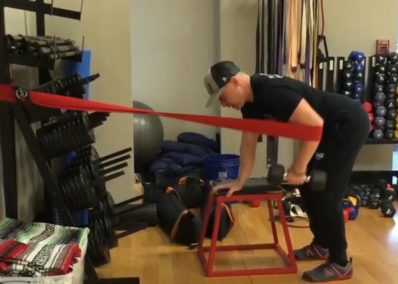 Banded Dumbbell Rows: A Smarter Way!