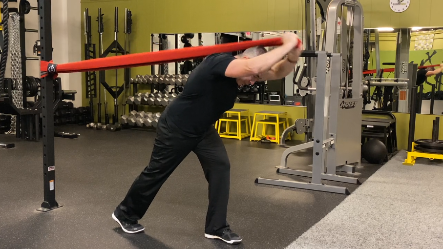 NT Loop Leaning Overhead Triceps Extension